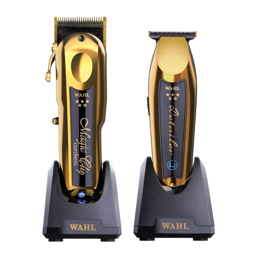 Wahl 5-Star Gold Magic Clip & Cordless Detailer Li Trimmer - Ultimate Wahl 5-Star Gold Magic Clip & Cordless Detailer Li Trimmer - Ultimate
