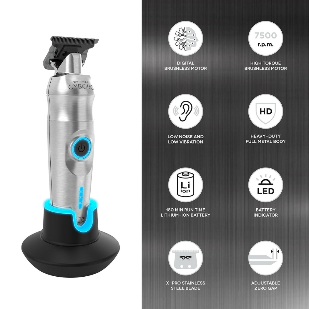 Cyborg-Digital Brushless Motor-Cordless-Trimmer