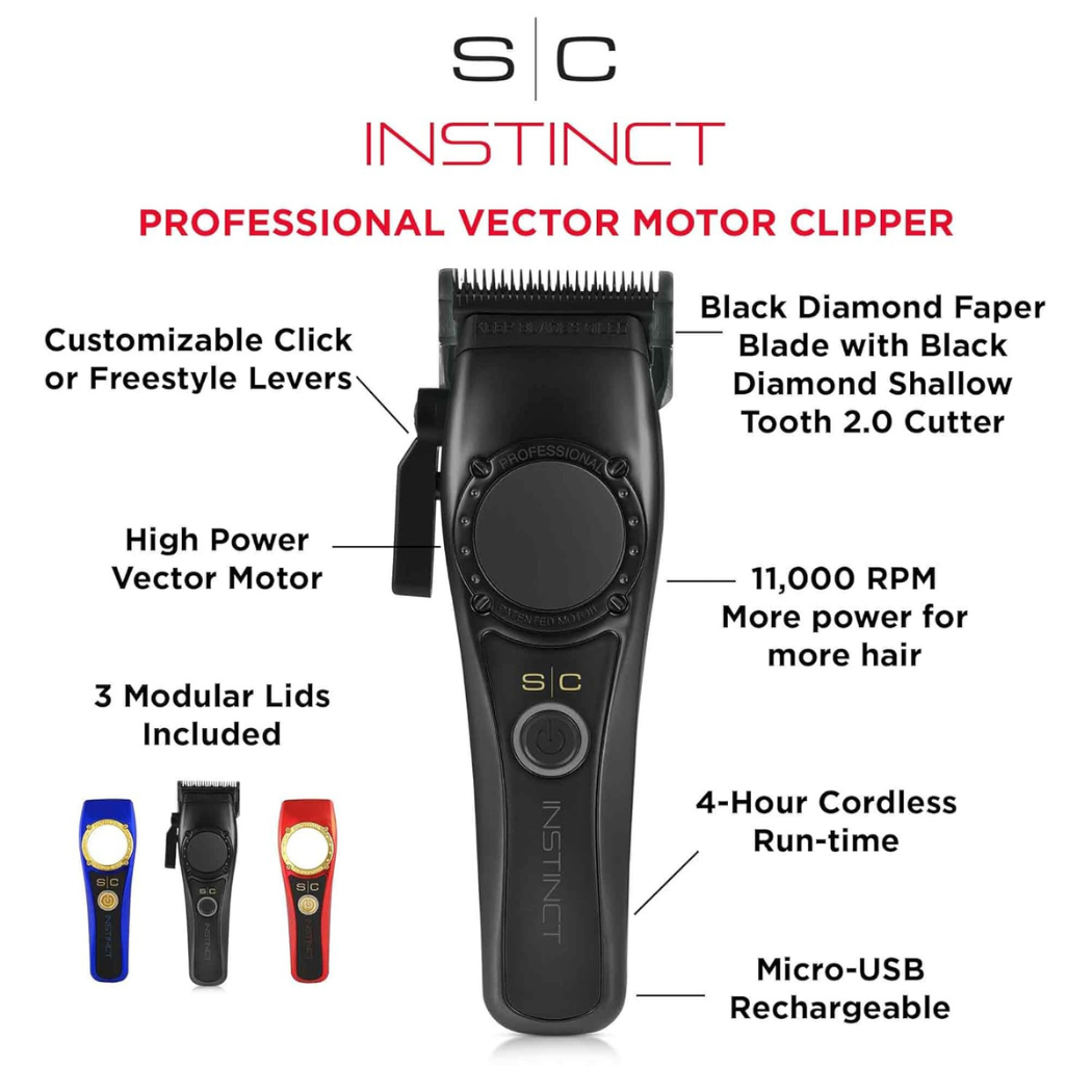 StyleCraft+-Instinct-Cordless Hair Clipper