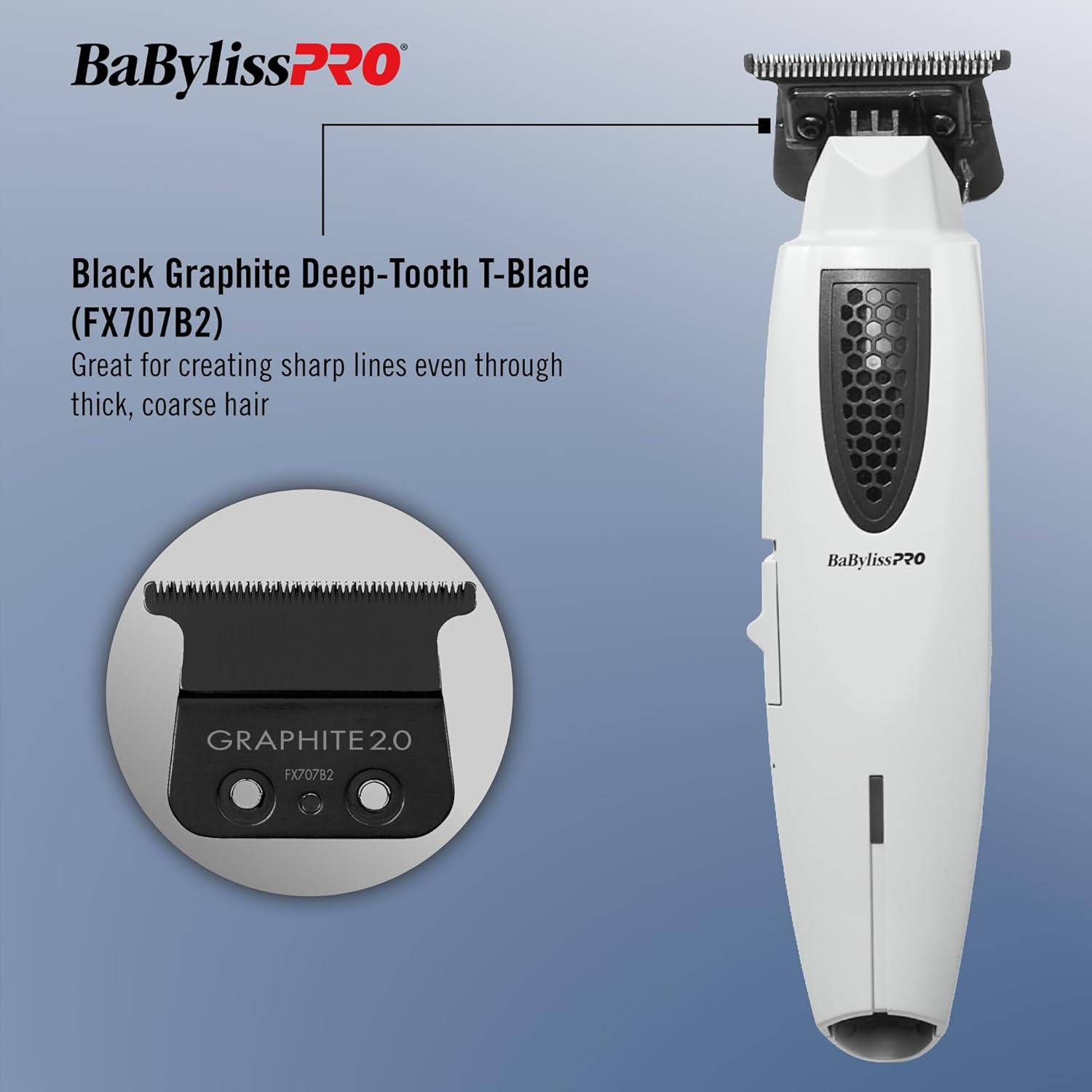 BaBylissPRO LithiumFX+ Limited Edition Grey Trimmer #FX773NGY