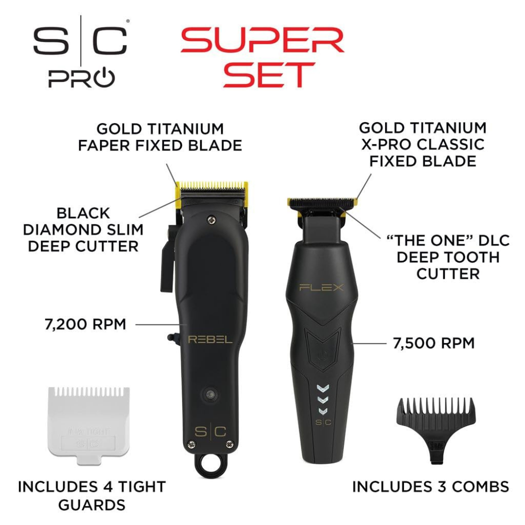 SUPER SET - REBEL Clipper & FLEX Trimmer